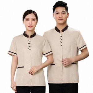 sanitati Cleaning Aunt Cleaner Property Cleaning Work Clothes Hotel Hospital Cleaning Service Uniform Factory Wholesale Men an 280K#