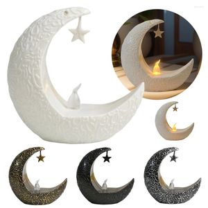 Подсвечники светодиодный лунный фонарь Рамадан мини-светильник креативные товары для вечеринок Ид Мубарак ночной декор для спальни