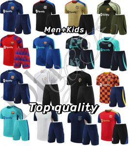 23 24 25PSGSS Men e Kids Soccer Tracksuit Jersey Kit 2023 2024 Paris MBAPPE MENS Jerseys de treinamento Treno