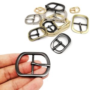 10st Metal Leather Hand Bag Purse Shoe Strap Axel Bälte Justera Roller Pin Buckle Snap Clips Rectangle Oval O Ring Repair Diy