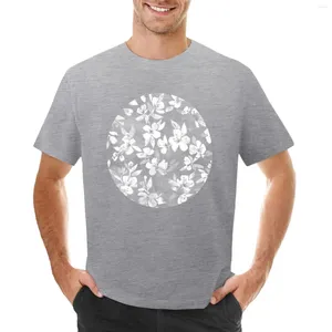 Tanques masculinos flores em tinta de carvão camiseta meninos brancos espaços em branco roupas estéticas anime roupas masculinas