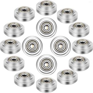 Spoons 16 Pcs 3D Printer Polycarbonate Pulley Wheels 625Zz Linear Bearing For Creality CR10 Ender 3 And More