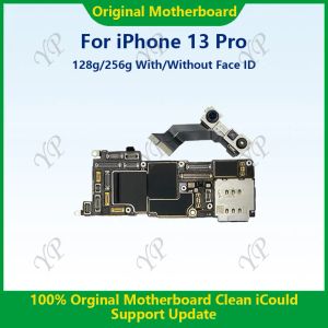 Fullt testat autentiskt moderkort för iPhone 13 Pro Max 128G/256G Original Mainboard med Face ID Cleaned iCloud gratis frakt