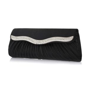 Designer Luxury fashion Diamond Clutch Bags 2021 trendy and fashionable pleated diamond inlaid handbag evening dress versatile bag