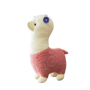 Prezzo all'ingrosso di fabbrica 6 colori 28 cm alpaca peluche cuscino bambole pecore regali per bambini