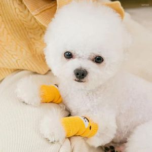Köpek Giyim Pet Socks Yumuşak Kedi Unisex Giyim Dayanıklı Sevimli Köpek Kış Koruyucusu Ayakkabı