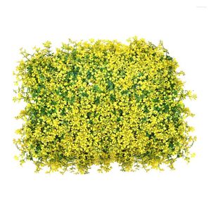 Decorative Flowers Simulated Lawn Artificial Green Grass Square Plastic For Home Wall Decoration Durable And Easy To Clean