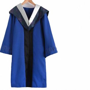 1 комплект, униформа для выпускников, супермягкая износостойкая шляпа бакалавра из полиэстера, плащ для выпускников, набор реквизита для фотографий для колледжа n9D8 #