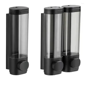 Liquid Soap Dispenser Wall Mount Hand Press Single / Double Container For El Drop