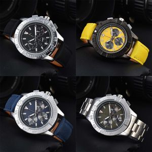 Blackbird Mens Watch 44mm Designer Watches High Quality rostfritt stål Strap Quartz Montre Femme Avenger Wristwatches Formal Business Daily Life Sport SB081