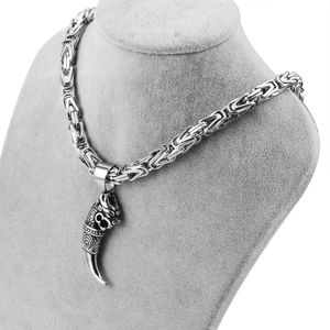 Для мужчин 6 5 мм кулон-цепочка, ожерелье, византийские императорские цепи, нержавеющая сталь, серебряный цвет, ожерелья, ювелирные изделия, подарки, оптовая продажа267K
