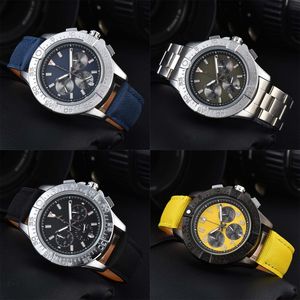 Zegarki na nadgarstek kwarc Avenger Blackbird Chronograph Designer Watch Simple Sport Słynie popularne Orologi Business Mężczyzn