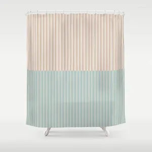 Shower Curtains Simple Colorful Lines Modern Fashion Pattern Curtain Home Decoration Creative Personalized