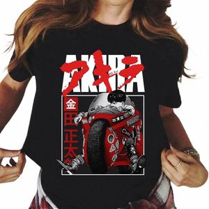 Akira Anime T Shirt Manga K. OTOMO TOKYO MĘŻCZYZNA Kobiety graficzny nadruk T Shird Fi krótkie rękaw