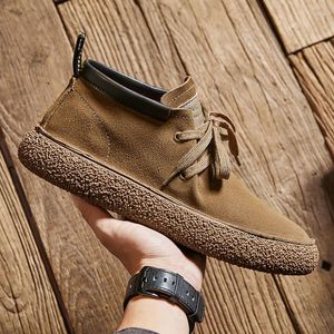 Casual Shoes Men Chaussure Homme Oxfords Dress Fashion Cow zamszowe skórzane trampki Mocassin