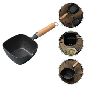 Pans Square Small Iron Pot With High Heat Oil Noodles Omlette Pan Butter Miliket Breakfast Pancake Nonstick