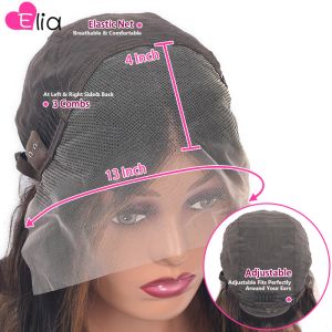 Leichtere Highlights 27 Kinky Curly Human Hair Perücken für Frauen 180 Dichte Volldicke Spitze Frontalperücke 13x4 Brasilianische Curly Perücken