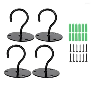 Decorative Figurines 4 Pack Ceiling Hooks For Hanging Plants Wall Mount Metal Hangers String Light Wind Chimes Outdoor Decoration