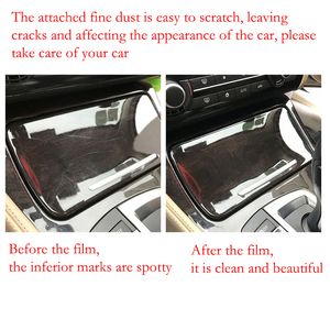 TPU Transparent Film for Geely ZEEKR 001 2021 Car Interior Sticker Center Console Gear Touch Screen Back Air Outlet Door Panel