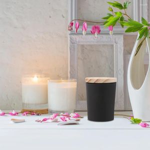 Titulares de velas 4 pcs DIY recipientes perfumados suporte de latas claras velas fazendo frascos copos de vidro tealight