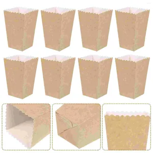 Present Wrap Party Popcorn Snack Treat Boxes Freny Fry Fries Container Cups Candy Holders Cardboard Mini Containers