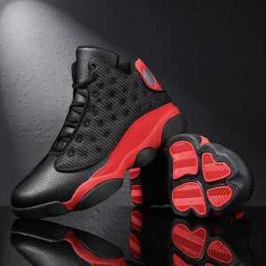 Stiefel Herren Stiefel atmungsaktiven Männern Basketballschuhe Athletische Knöchelstiefel große Größe Langlebiger Gummi -Außensohle Sneakers Mann 2021 Winter Botas