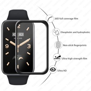 Tempered Glass For Xiaomi Mi Band 7 Pro Screen Protector Protective Film Soft Hydrogel Curved Full Cover Smart Watch Accessories