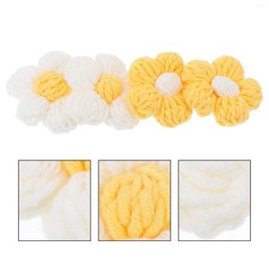 Garrafas de armazenamento 4pcs remendar roupas flor decoração celular diy fazendo acessórios jóias