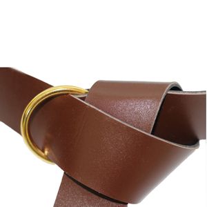 Medeltida krigare midja ring wrap bälte larp kostym delar för vuxna män riddare läder midjeband keltisk spänne knuten