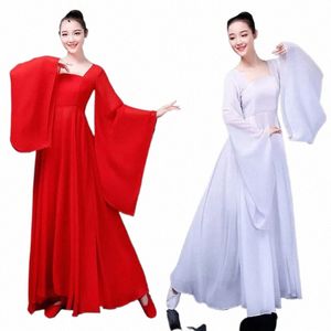 Klassischer Tanz Dr für Frauen Hanfu Kleidung Erwachsene Elegante Natial Yangko Chinesischer Tanz Kostüm Bühnenabnutzung Leistung u50b #