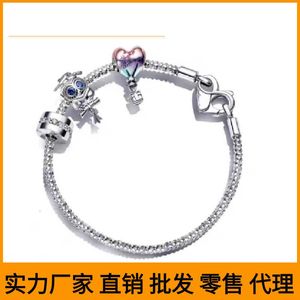 Fantawild S925 Vendita Sterling Sier Dream Chasing Journey Bracciale Set Fai da te Catena di storie di nicchia e versatile