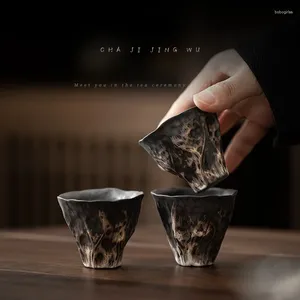 Kupalar 50ml Japon Yaratıcı Kişiselleştirilmiş Seramik Kupası Güzel Espresso Kahvaltı Süt Su Ofisi Ev Çay Seti