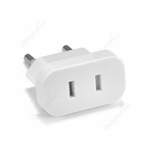 1PCS Conversor adaptador de energia do plugue da UE 4.0/4,8 mm Adaptador de soquete de energia do carregador de viagem USA para carregamento europeu de soquete elétrico CA