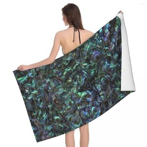 Ręcznik Abalone Shell Paua Wzory morskie 80x130cm Bath Microfibre Tkaniny na imprezę wycieczkową