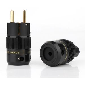HIFI POWER PLUCT EU US AC AC POWER CABLE CONCERCER SCROKED 15A/125V HI-END POWER CONNECTOR AUDIO DIY AUDIOPHILE CABY