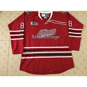 24S Oshawa Generals #91 John Tavares 88 Eric Lindros 2 Bobby Orr Maglia da hockey Ricamata cucita Personalizza qualsiasi numero e nome Maglie