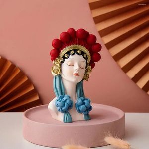 Figurine decorative Home Room Decor Arredamento Opera di Pechino Huadan Portico Soggiorno Gabinetto Decorazione del desktop Arte di Pechino