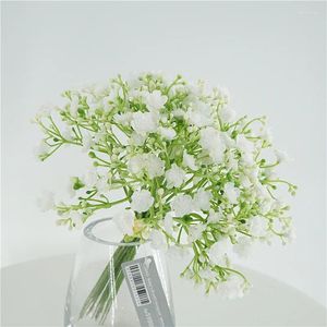 Dekorativa blommor konstgjorda blommor babysbreath bukett vardagsrum display flores hemmaria fönster visar dekoration tillbehör leveranser