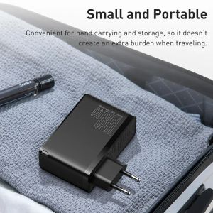 BASEUS GAN -laddare 100W USB Typ C PD Fast Charger med snabb laddning 4.0 3.0 USB Telefonladdare för MacBook Laptop iPhone 15 14