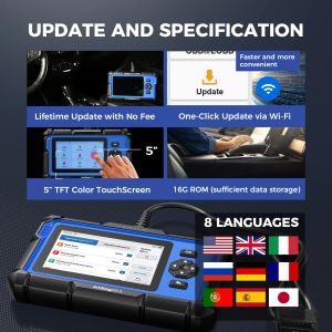 Topdon artidiag600s OBD2 Scanner Professional Car Diagnostic Tool ABS подушка безопасности масла EPB DPF TPMS BMS Reset Automotive Code Reader