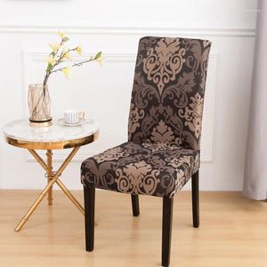 Chair Covers Dining Cover Elastic Anti-dirty Slipcover Seat For Living Room Kitchen Wedding Banquet Party Removable