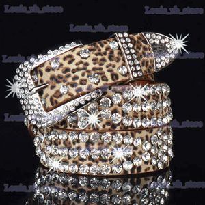 Gürtel Punk-Stil Damen-Schraubgürtel Y2K Strass Damengürtel PU-Leder Damengürtel Dekoration T240330