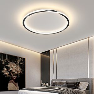 Novo quarto de teto redondo simples LED Light Solfing Bedroom Sala de Estudo de Estudo Corredor Candelador de lustres de lustre
