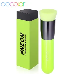 Borstar DOColor 3 Färger Flat Top Kabuki Foundation Borst Flat Cream Makeup Borstar Liquid Contour Buffing Brush Professional Cosmetics