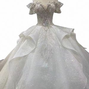 Jancember Romantische FL Verkauf Hochzeit Dres Für Frauen 2024 Braut Bodenlangen Schatz Brautkleid Für Braut Robe Mariage U6lt #