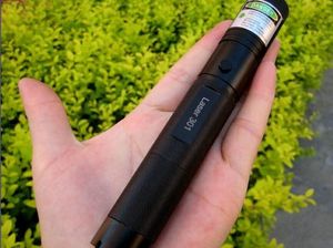 Jagd 50000 m 532 nm 5 mW grüner Laserpointer-Anblick 301 Zeiger Hochleistungsfähiger einstellbarer Fokus Rotpunkt-Lazer-Fackel-Stiftprojektion ohne Batterie