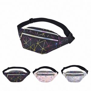2019 голографическая женская поясная сумка блестящая Ne лазерная голограмма поясные сумки дорожная сумка на плечо вечеринка Rave Hip Bum Bag G9pc #
