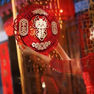 ドラゴンステッカーのパーティーデコレーション年窓の赤い耐久性のある中国語