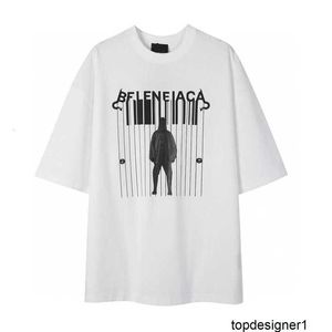 Designer korrekt och verifierad sommar lyxfigur mönster kort ärm t-shirt för män och kvinnor 8p2a