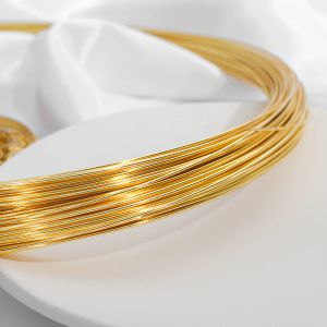 Bracelets 50meters 0.41mm Beading Steel Beading Wire Gold for Diy Jewelry Findings Bangle Bracelet Making Accessories Supplies 065